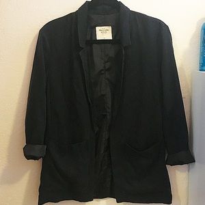 Black oversized blazer